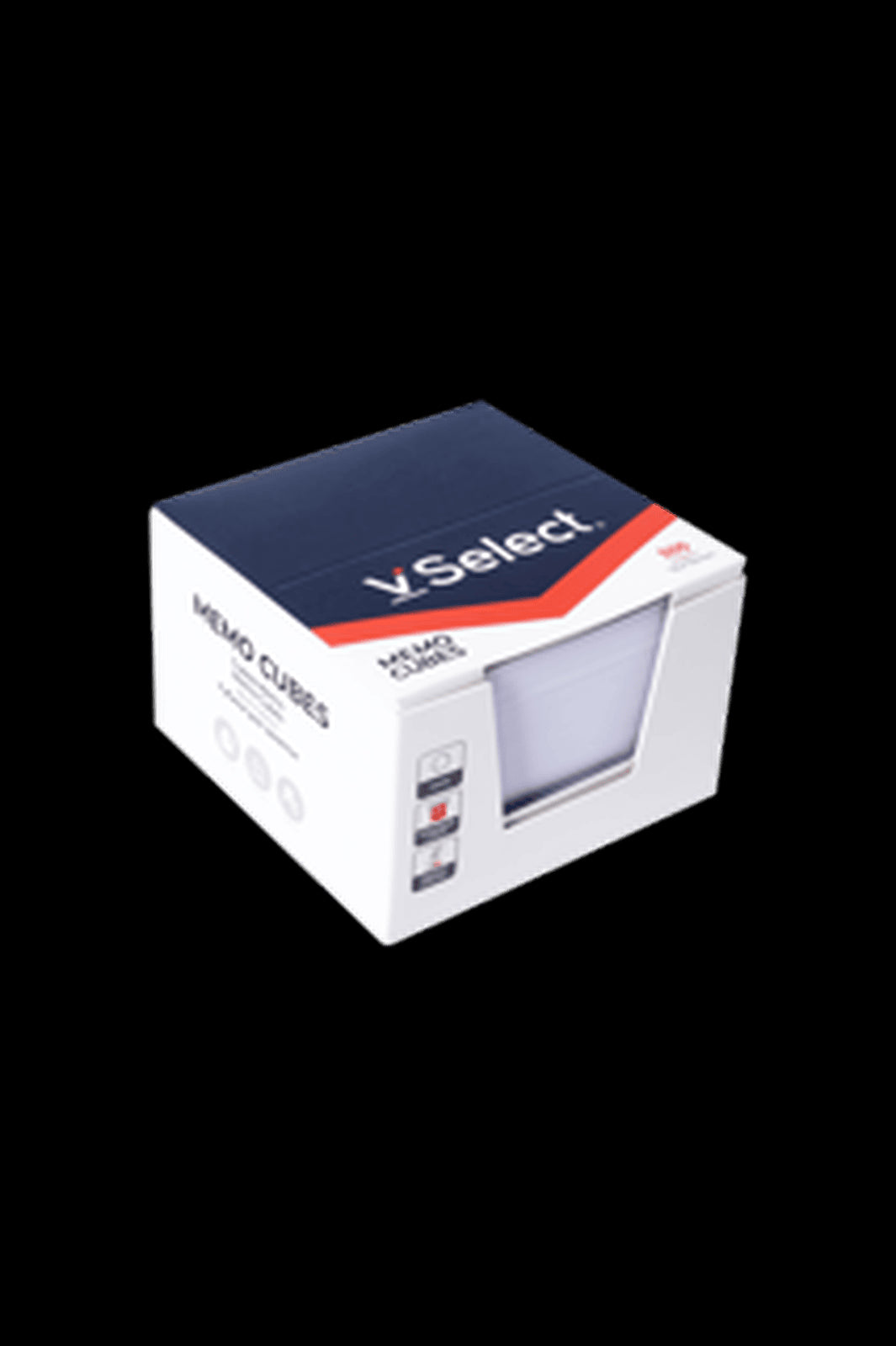 VSelect MEMO CUBES 76*76mm White 500Sheets VS195369