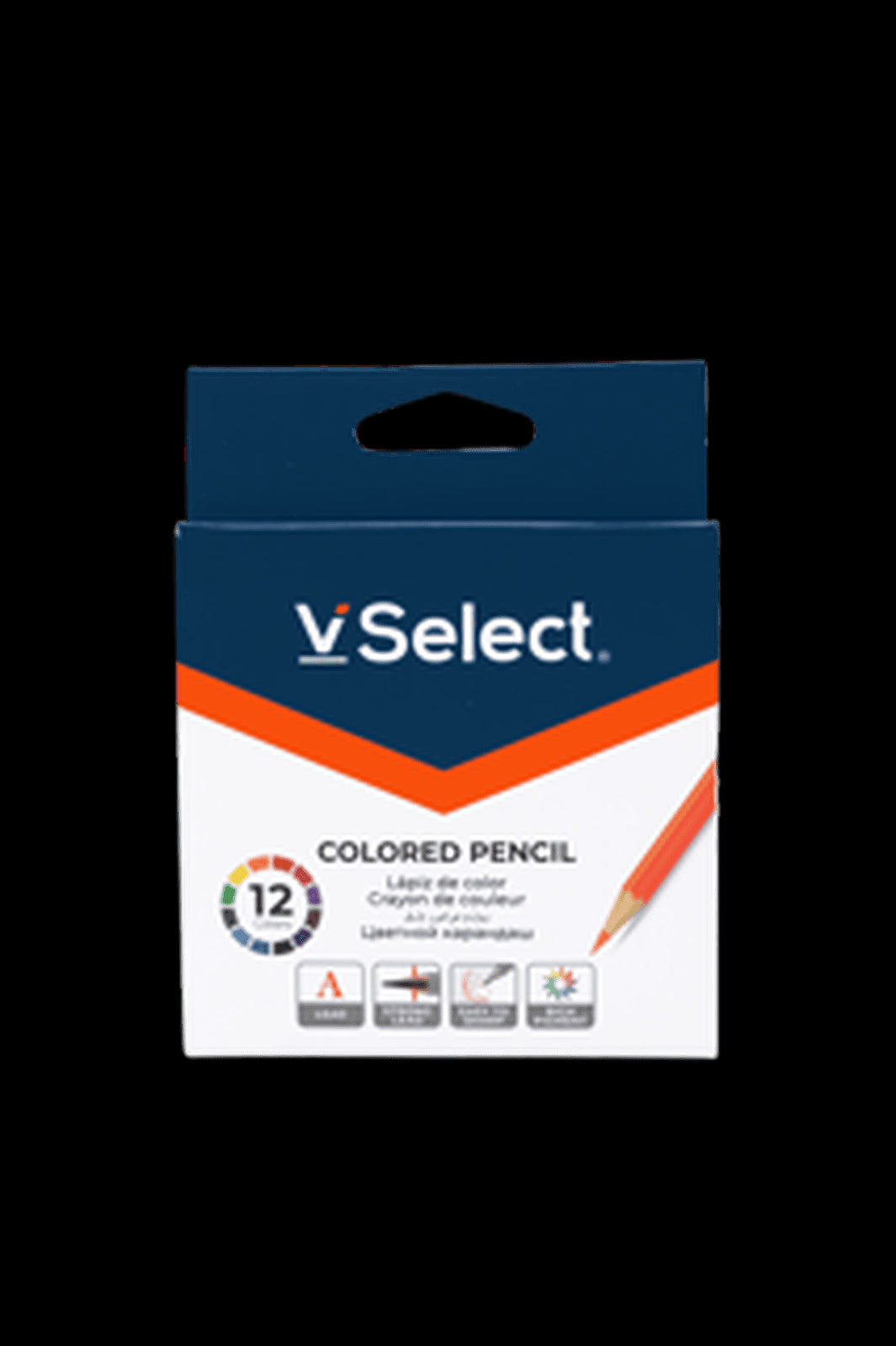 VSelect COLORED PENCIL Half 12Colors VS195031