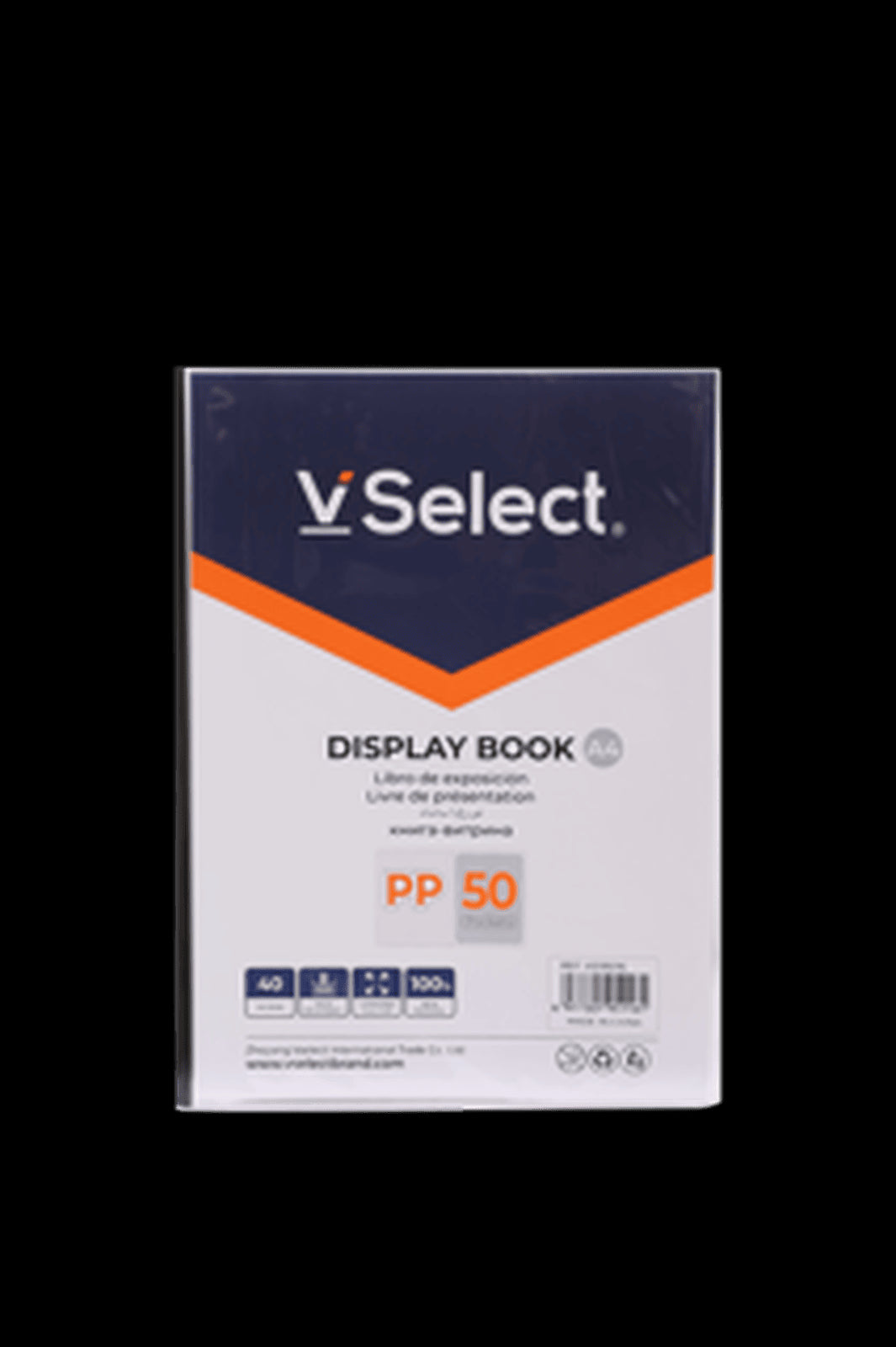 VSelect DISPLAY BOOK A4 50Pockets VS195116