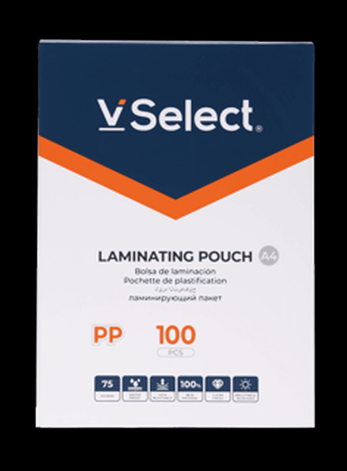 VSelect LAMINATING POUCH A4 100PCS VS195117