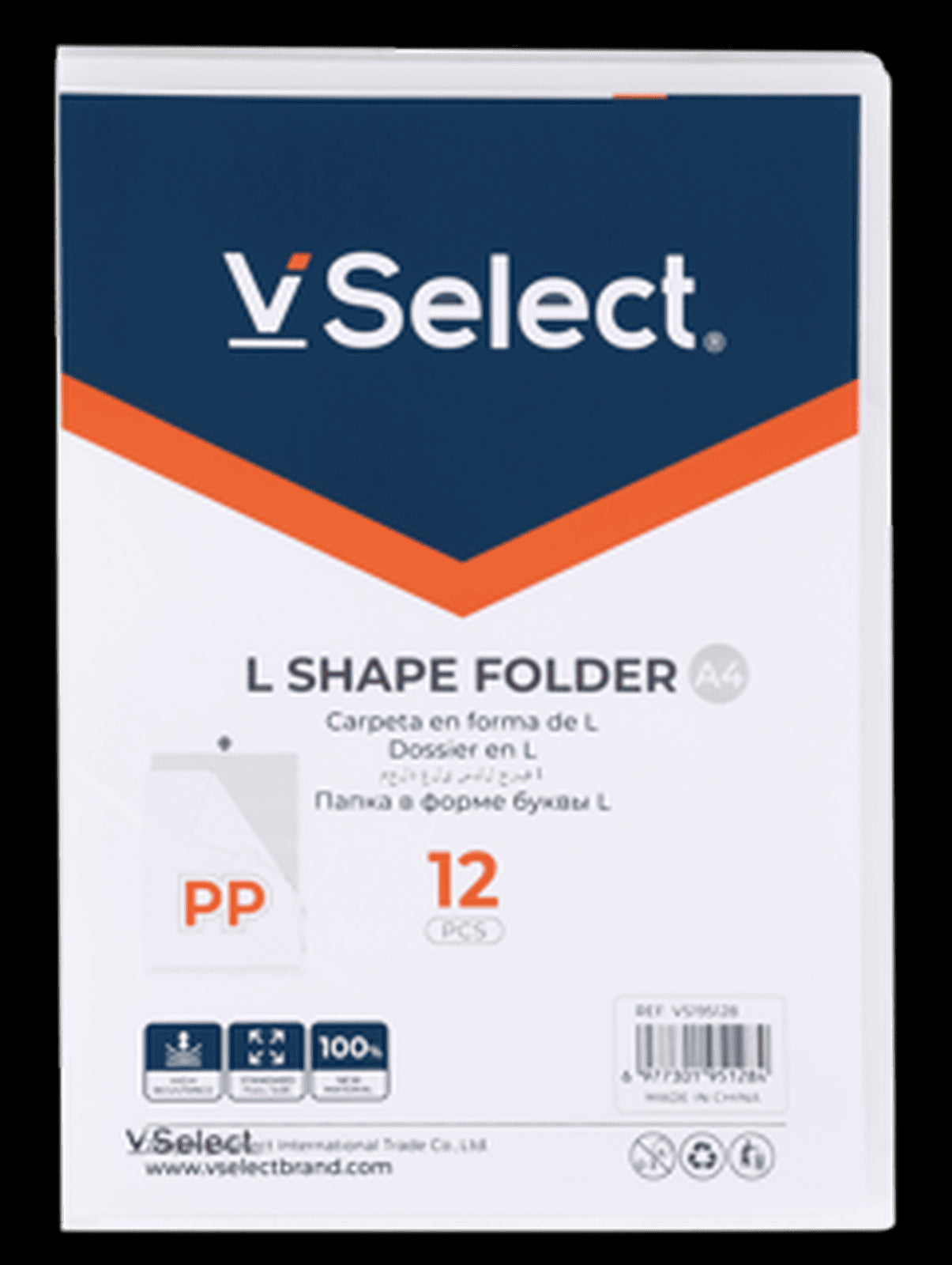 VSelect L SHAPE FOLDER A4 VS195128