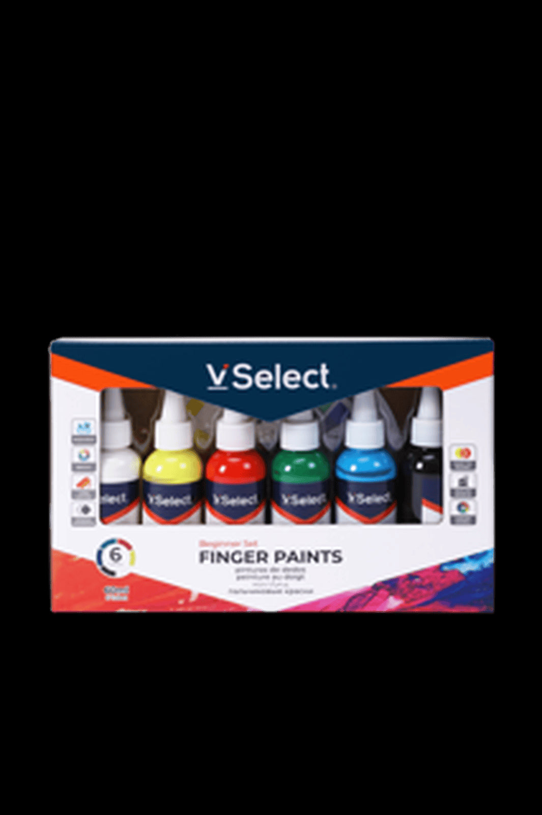 VSelect FINGER PAINTS 60ml 6Colors VS195181