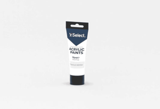 VSelect ACRYLIC PAINTS 75ml Titanium White VS195188