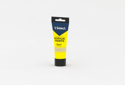 VSelect ACRYLIC PAINTS 75ml Yellow Mid VS195191