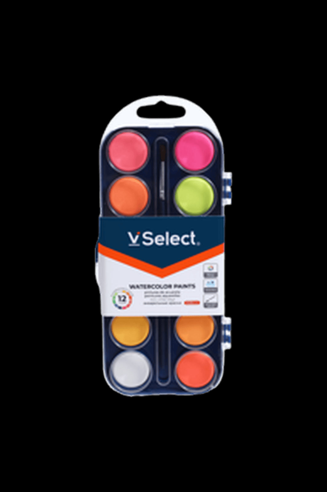 VSelect WATERCOLOR PAINTS Fluorescent 12Colors VS195213