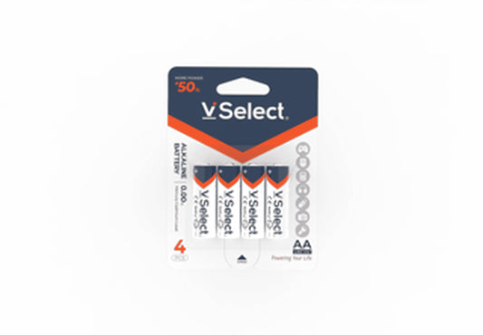 VSelect ALKALINE BATTERY LR6 AA 4PCS VS195270