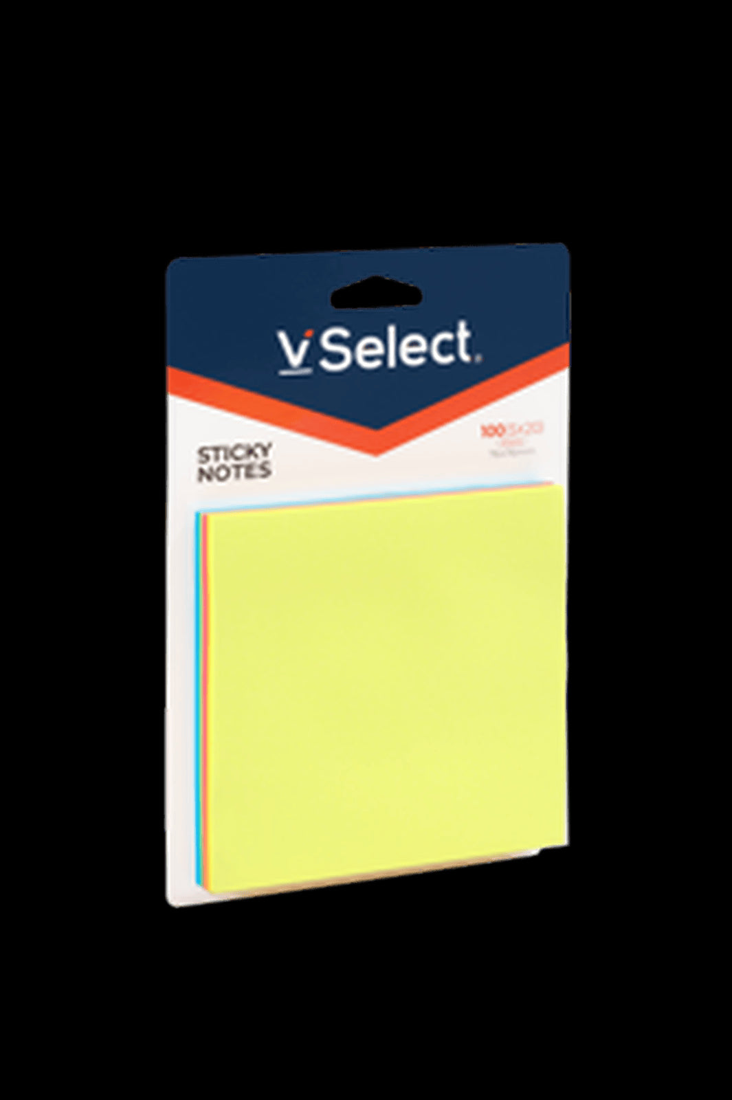 VSelect STICKY NOTES 76*76mm Neon 100Sheets VS195340