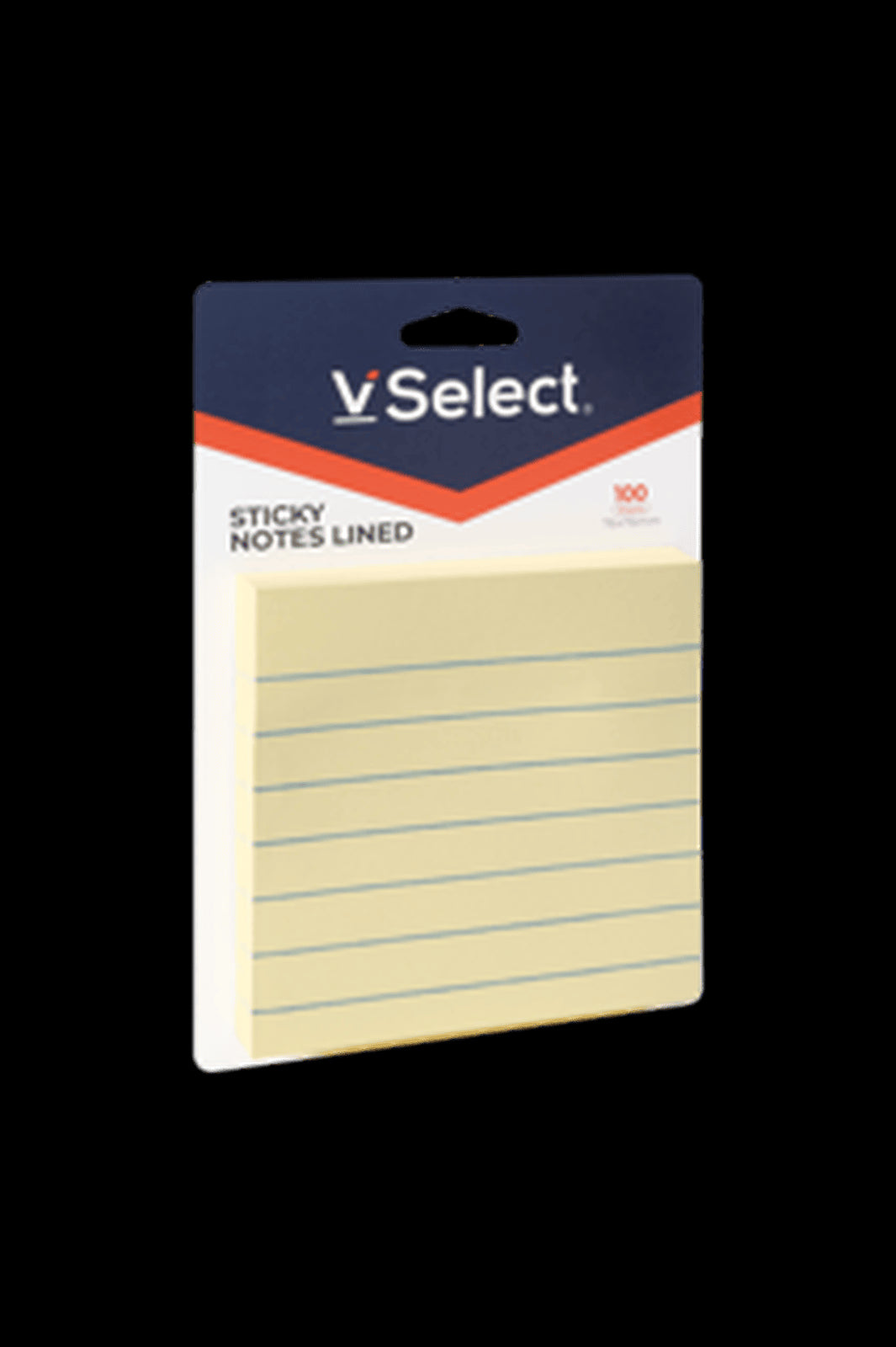 VSelect STICKY NOTES LINED 76*76mm Light 100Sheets VS195356