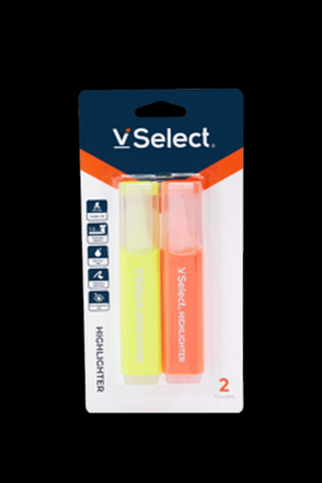 VSelect HIGHLIGHTER Yellow and Orange 2PCS VS195442