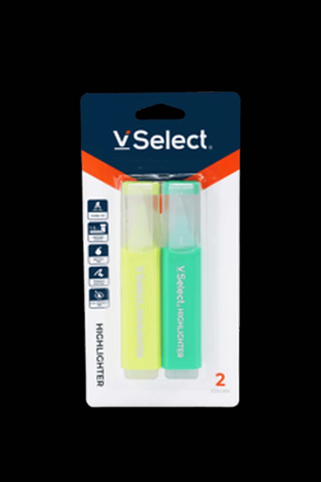 VSelect HIGHLIGHTER Yellow and Green 2PCS VS195443