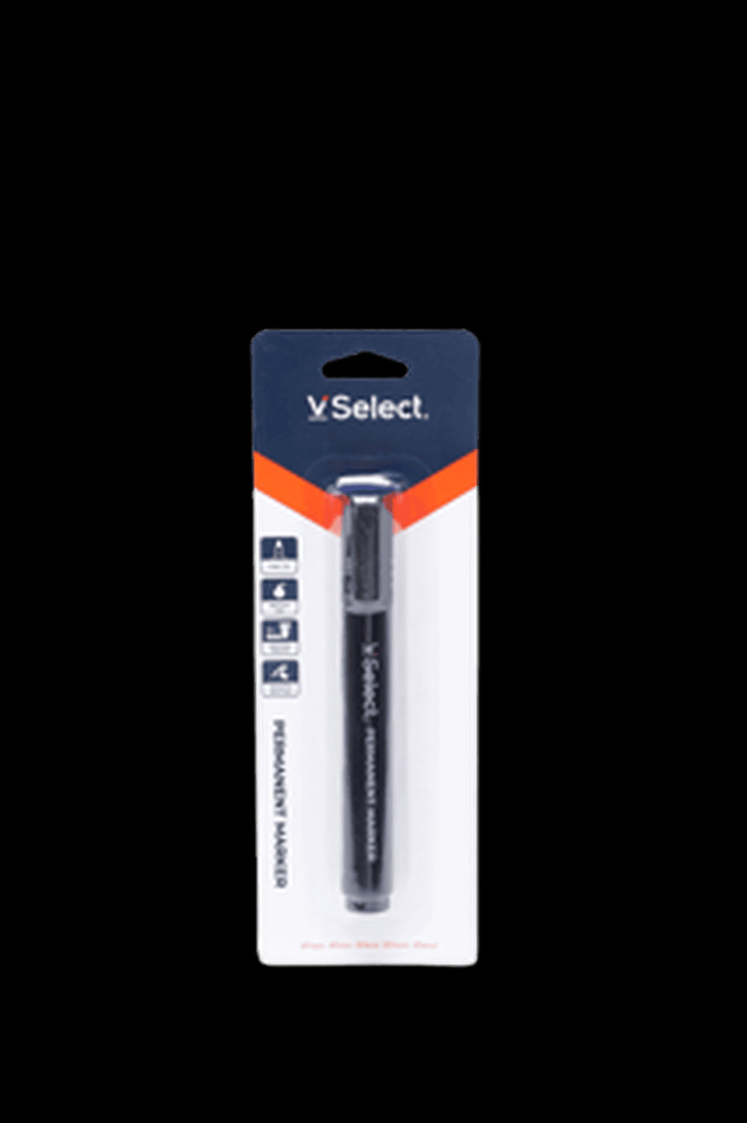 VSelect PERMANENT MARKER Black 2mm 1PC VS195471