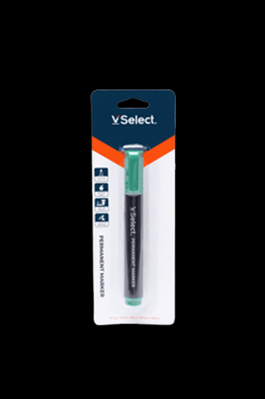 VSelect PERMANENT MARKER Green 2mm 1PC VS195474