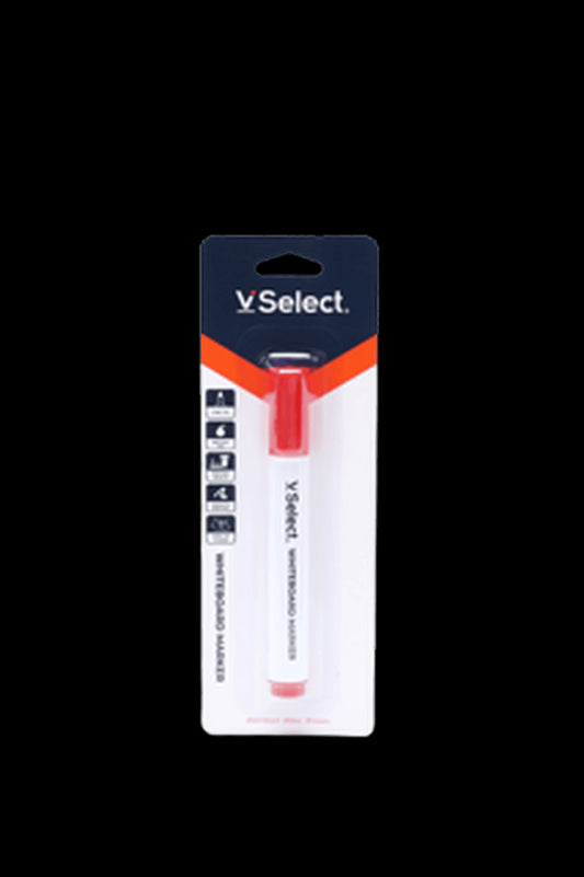 VSelect WHITEBOARD MARKER Red 2mm 1PC VS195482