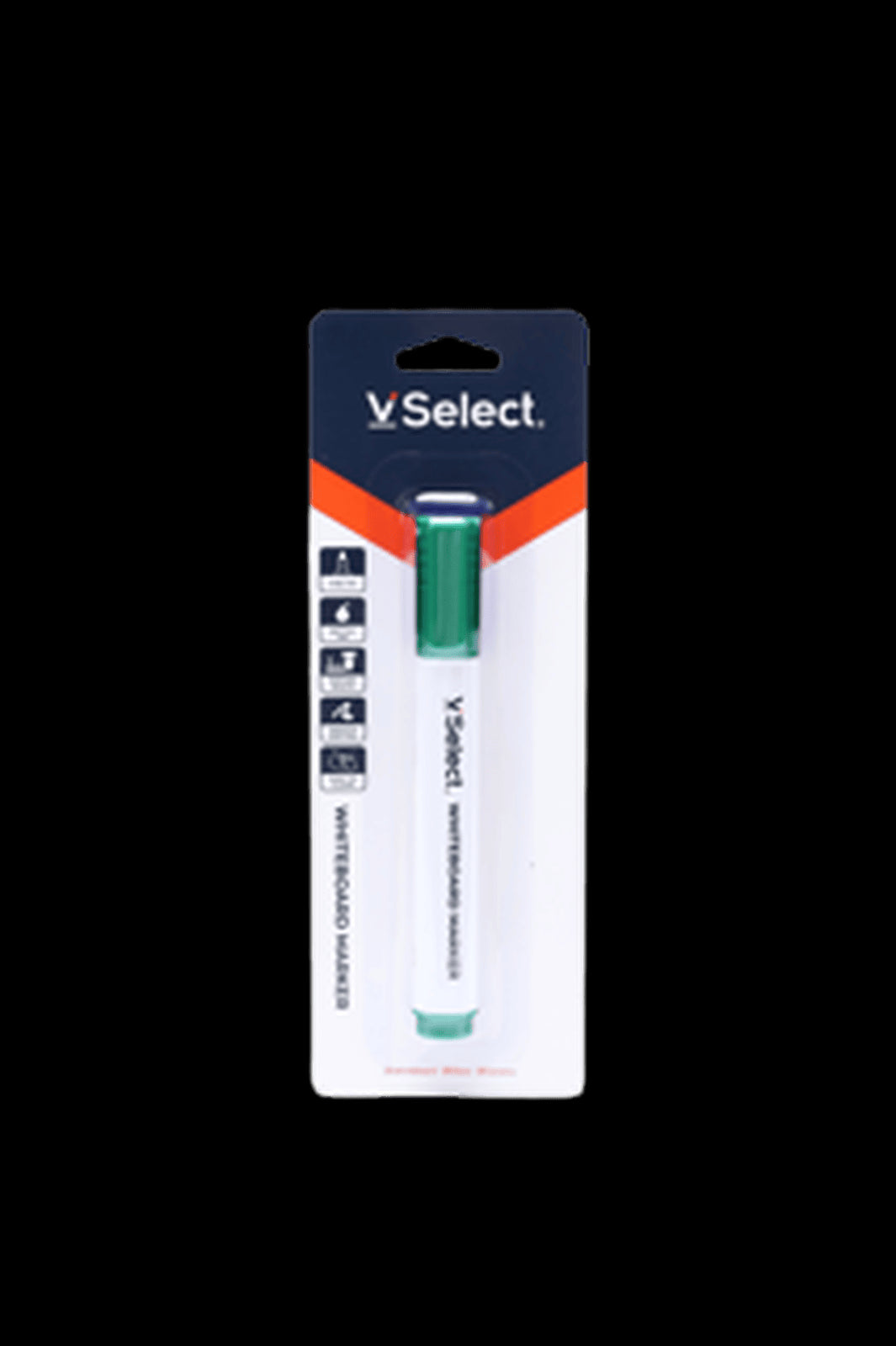 VSelect WHITEBOARD MARKER Green 2mm 1PC VS195483