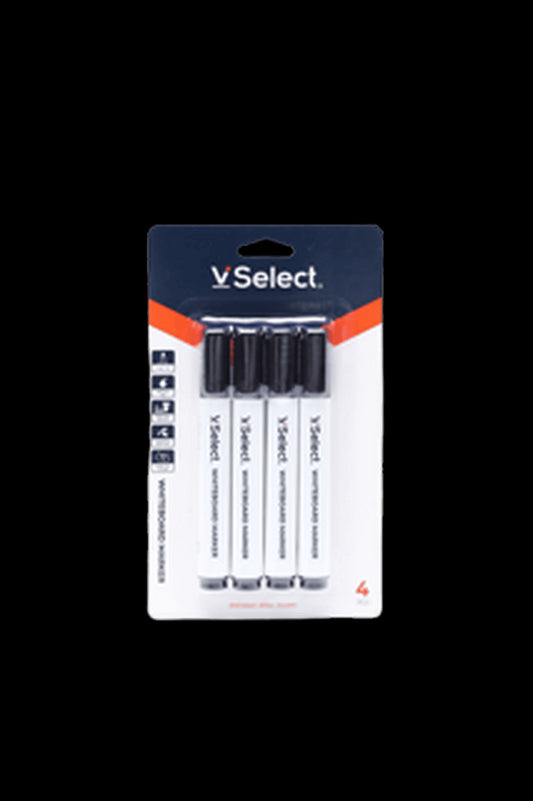 VSelect WHITEBOARD MARKER 4Colors 2mm 4PCS VS195484