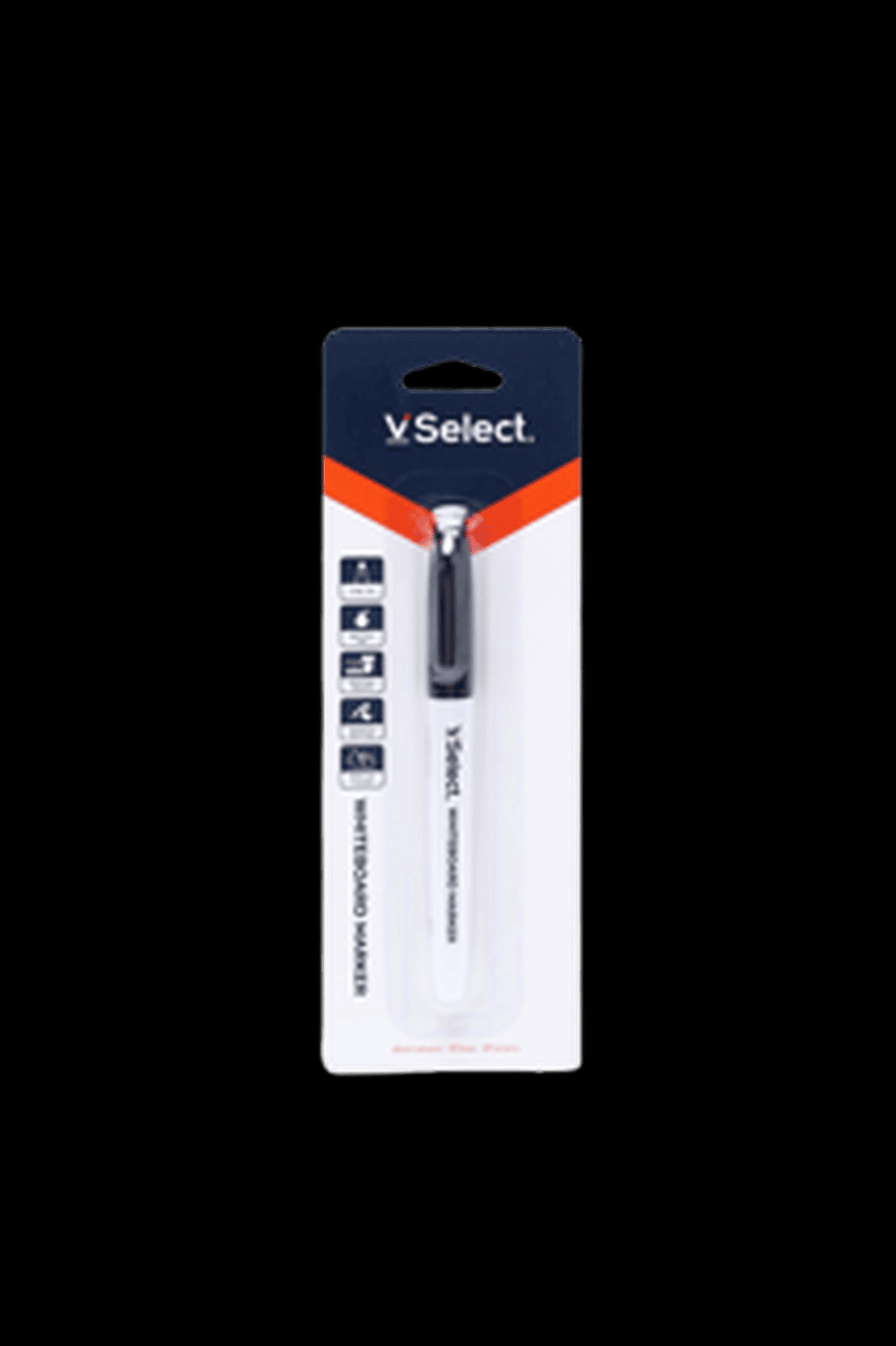 VSelect WHITEBOARD MARKER Black 1.5mm 1PC VS195489