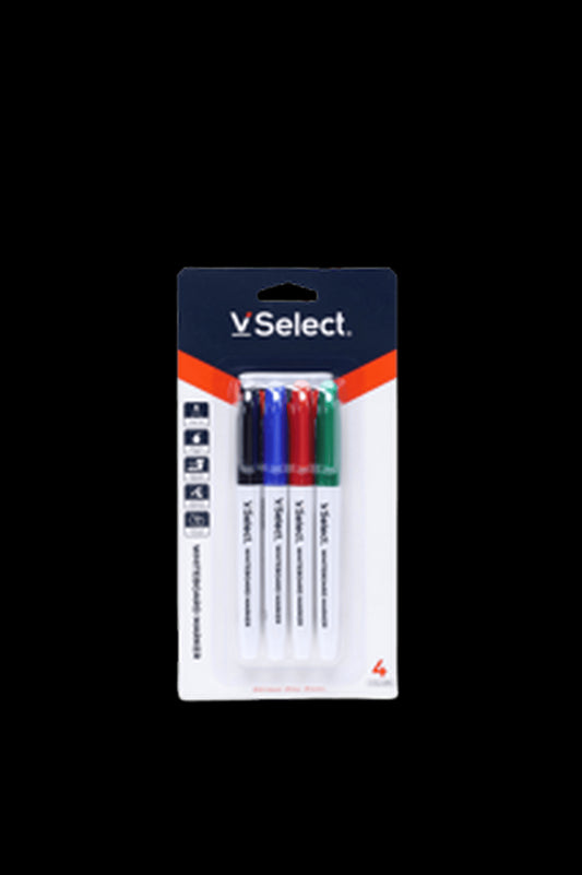 VSelect WHITEBOARD MARKER 4Colors 1.5mm 4PCS VS195497