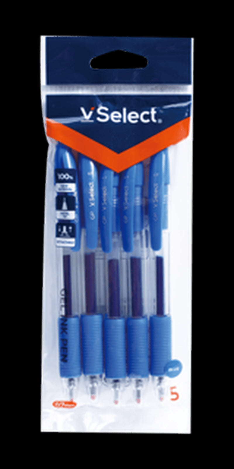 VSelect GEL INK PEN Blue 0.7mm 5PCS VS195691