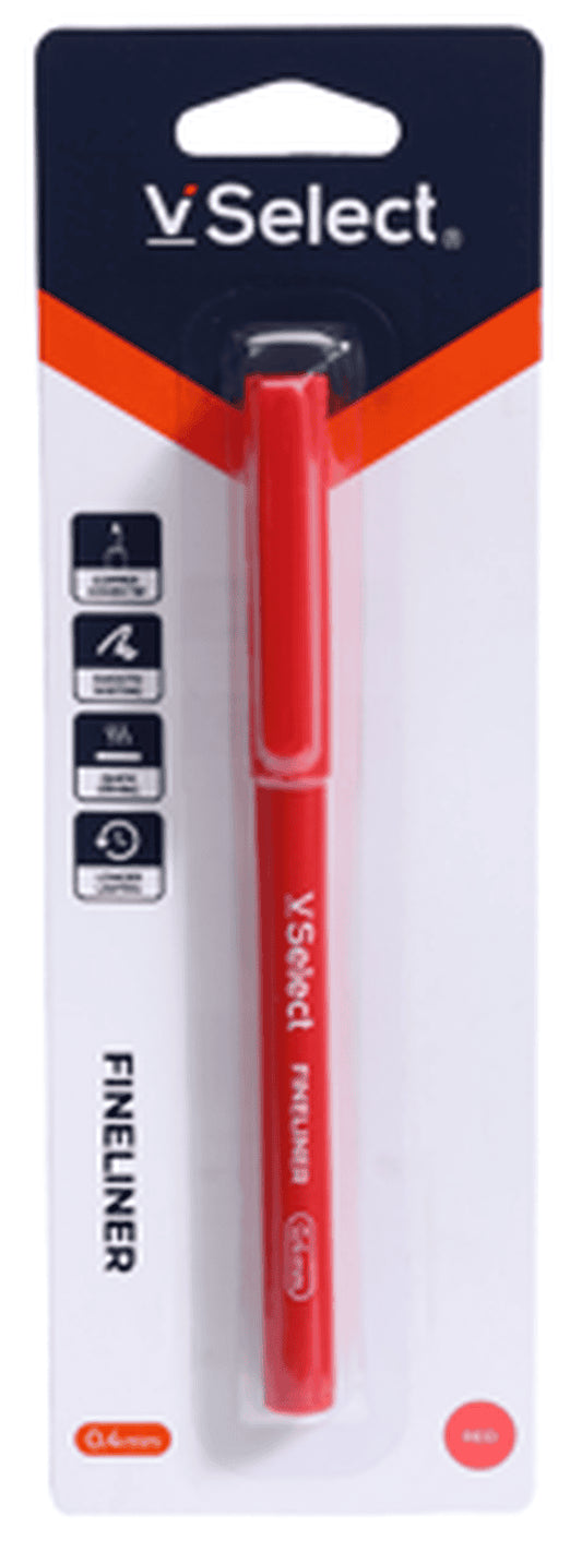 VSelect FINELINER Red 0.4mm 1PC VS195759