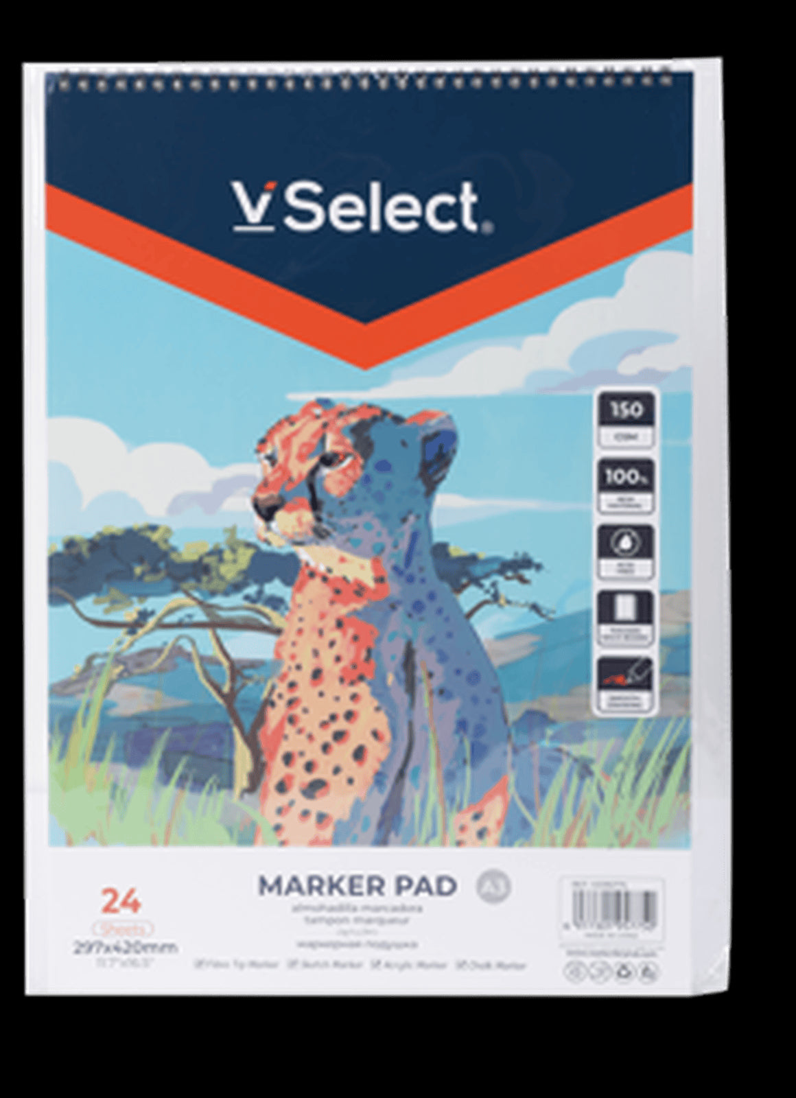 VSelect A3 MARKER PAD 150gsm 24Sheets VS195775