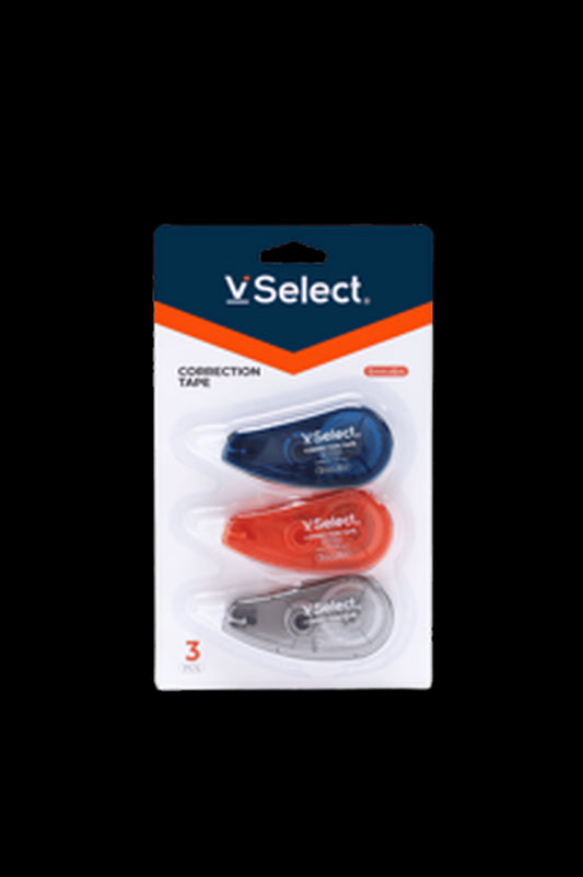 VSelect CORRECTION TAPE 5mm*6m 3PCS VS195807