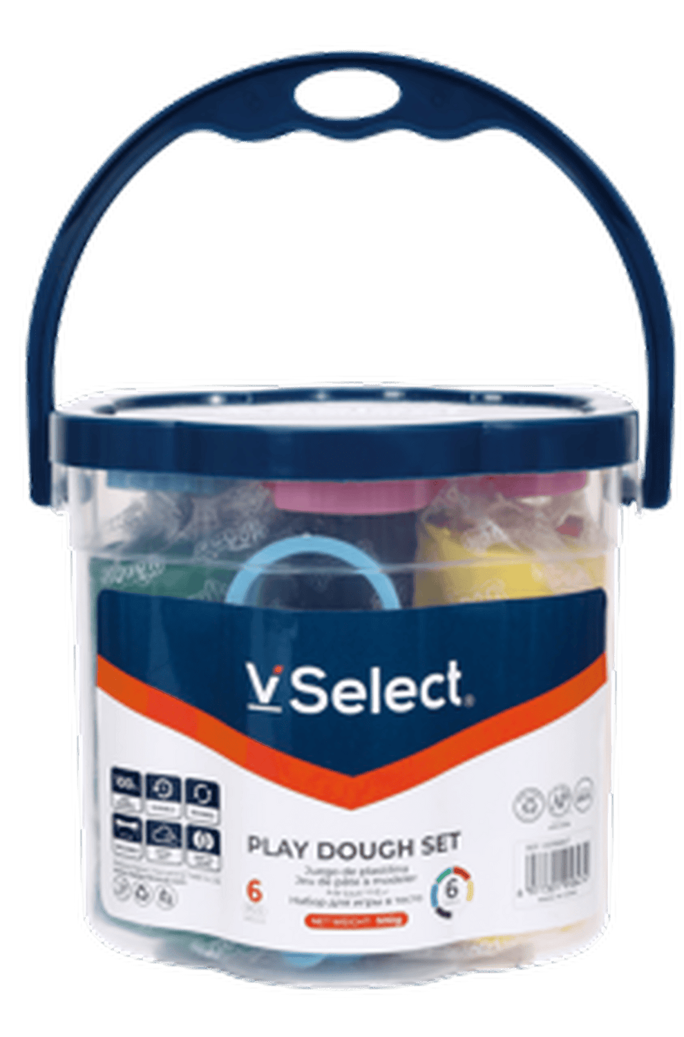 VSelect PLAY DOUGH SET 500g 6Colors VS195847 – Vselect online store